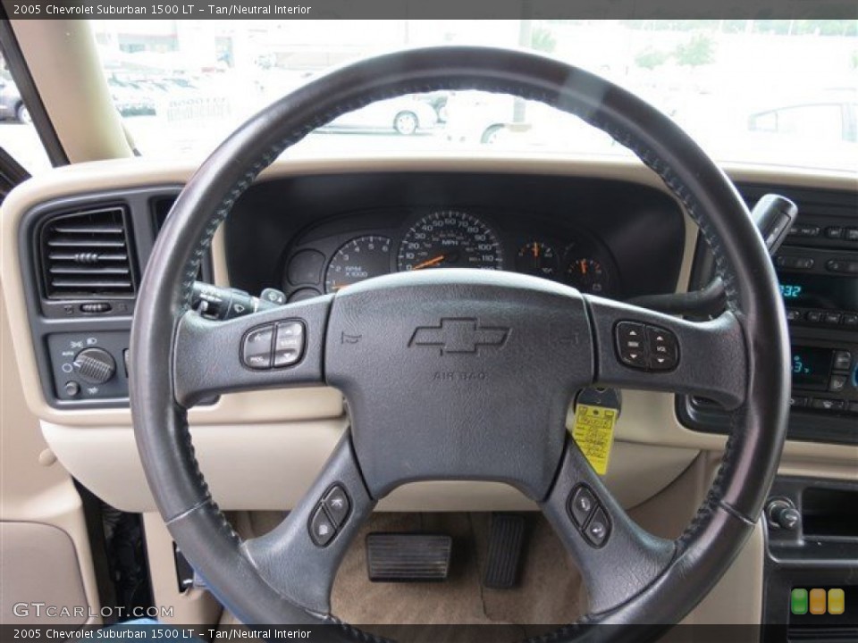 Tan/Neutral Interior Steering Wheel for the 2005 Chevrolet Suburban 1500 LT #80925397