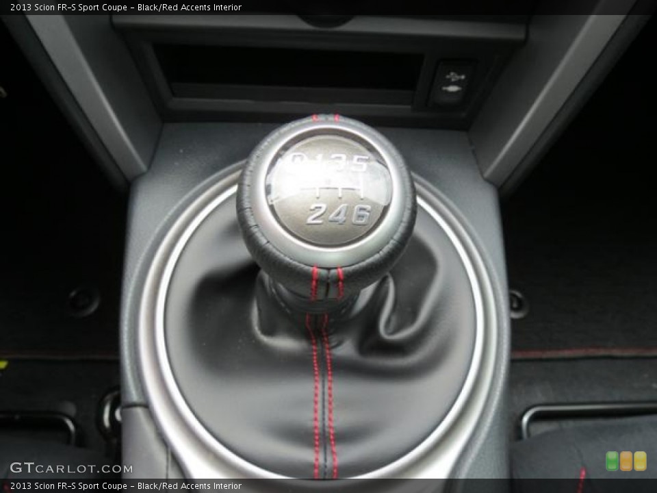 Black/Red Accents Interior Transmission for the 2013 Scion FR-S Sport Coupe #80925463