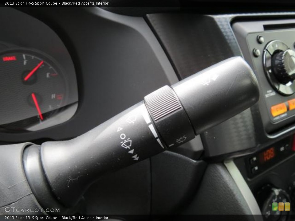 Black/Red Accents Interior Controls for the 2013 Scion FR-S Sport Coupe #80925546