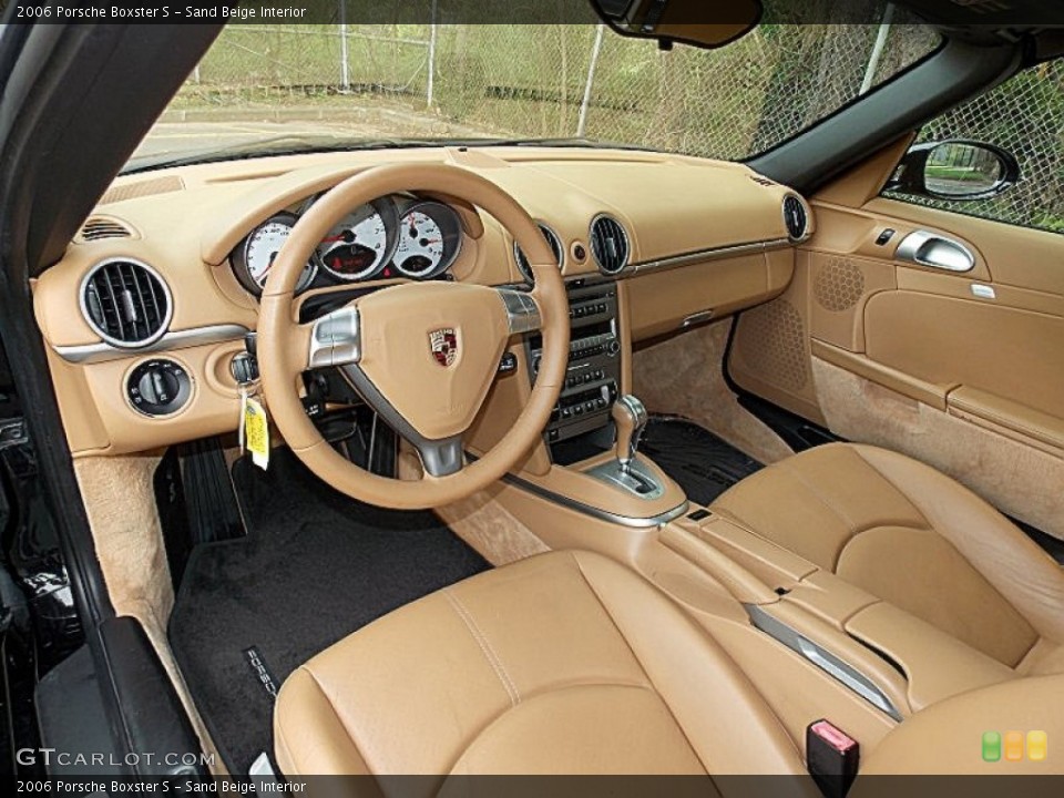 Sand Beige 2006 Porsche Boxster Interiors