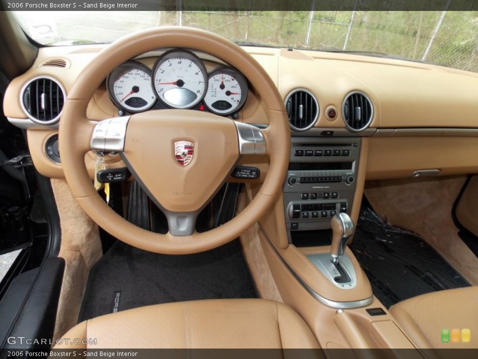 Sand Beige Interior Dashboard for the 2006 Porsche Boxster S #80926537