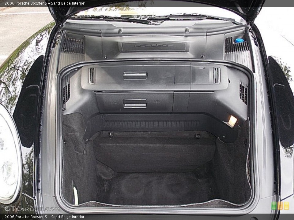 Sand Beige Interior Trunk for the 2006 Porsche Boxster S #80926739