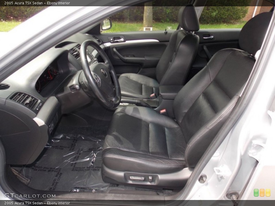 Ebony Interior Photo for the 2005 Acura TSX Sedan #80927304