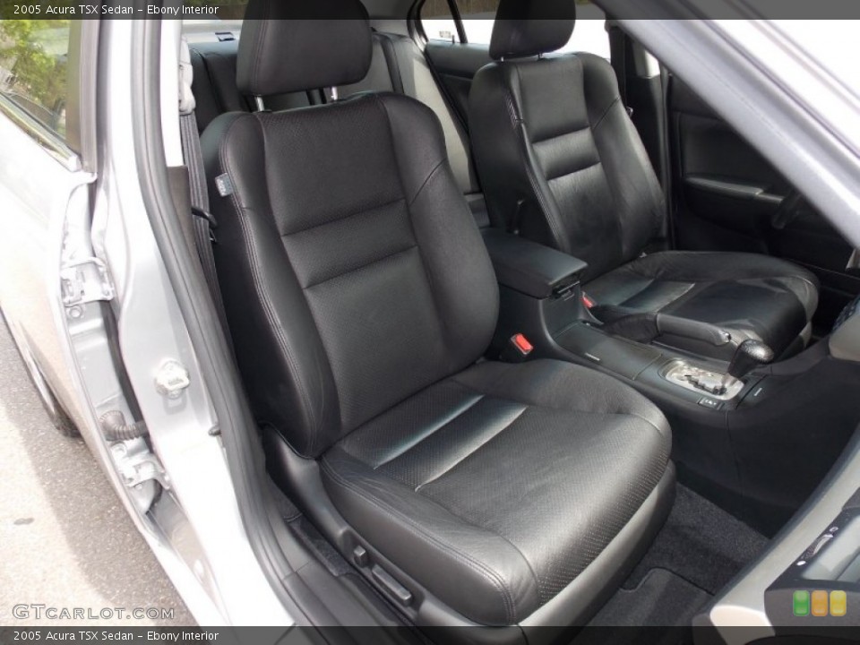 Ebony Interior Front Seat for the 2005 Acura TSX Sedan #80927452