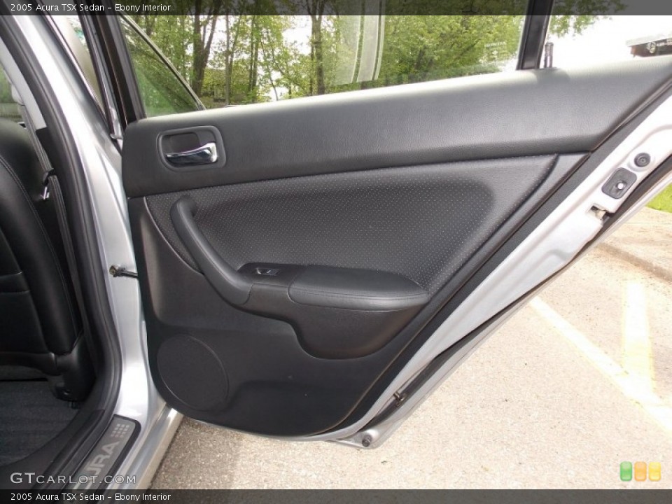 Ebony Interior Door Panel for the 2005 Acura TSX Sedan #80927496
