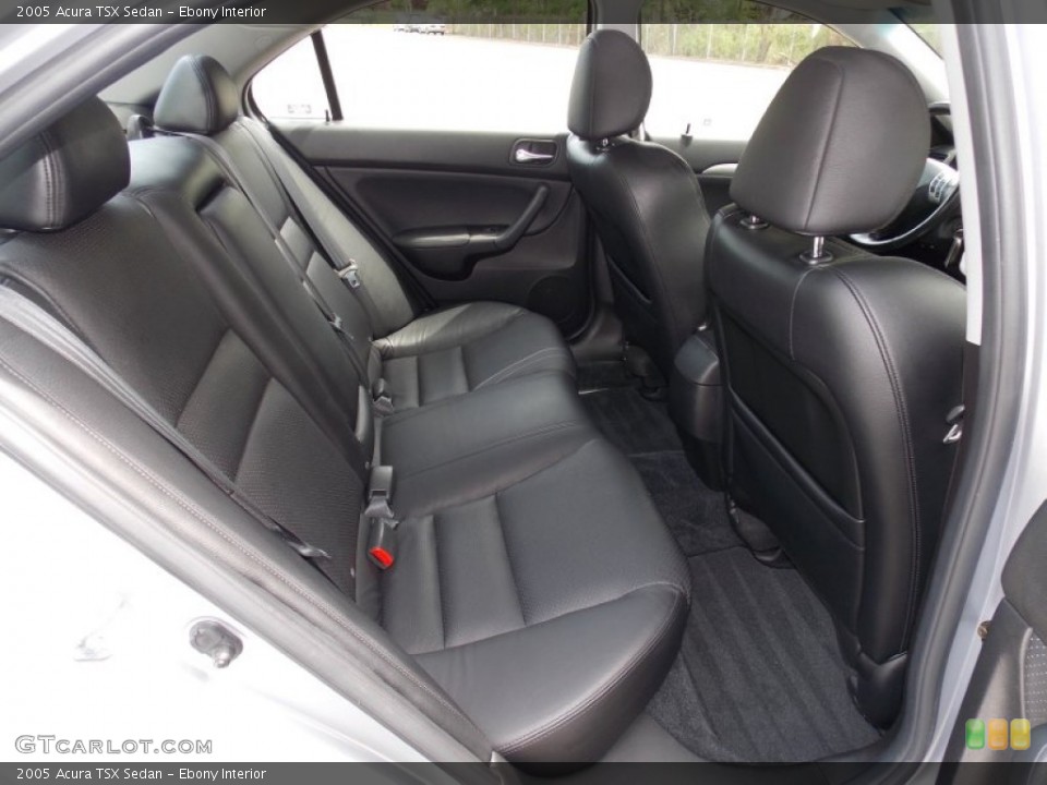 Ebony Interior Rear Seat for the 2005 Acura TSX Sedan #80927541