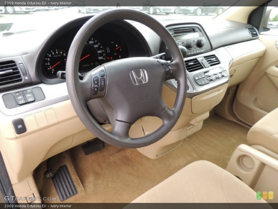 Ivory Interior Dashboard for the 2009 Honda Odyssey EX #80929293