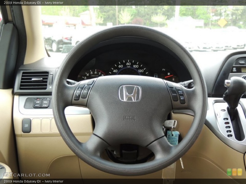 Ivory Interior Steering Wheel for the 2009 Honda Odyssey EX #80929373