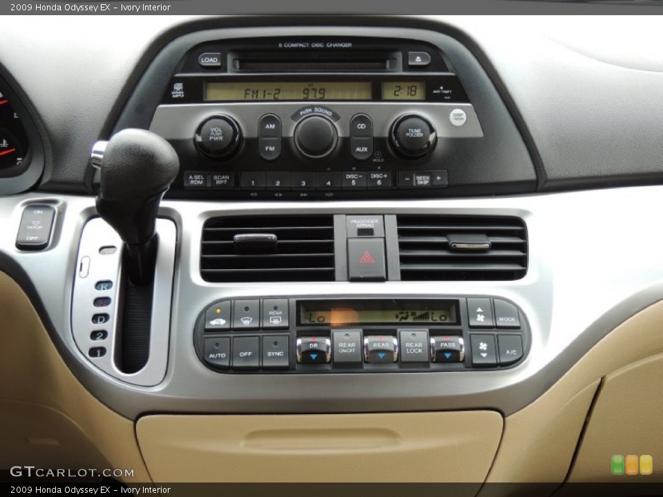 Ivory Interior Controls for the 2009 Honda Odyssey EX #80929425