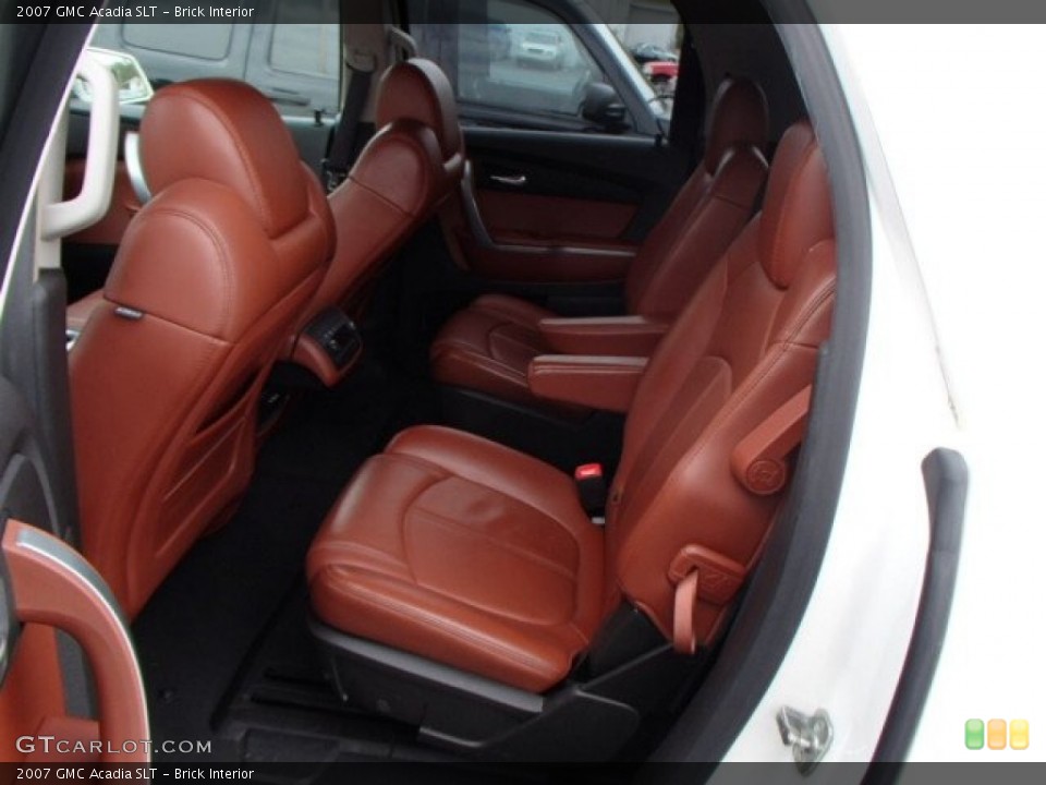 Brick Interior Rear Seat for the 2007 GMC Acadia SLT #80930484