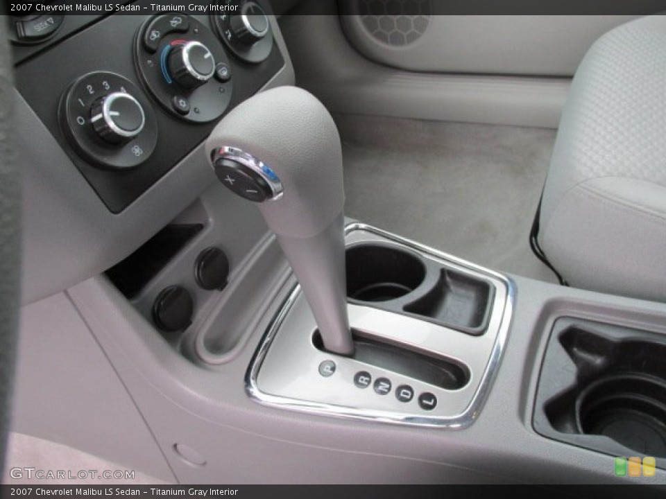Titanium Gray Interior Transmission for the 2007 Chevrolet Malibu LS Sedan #80931740