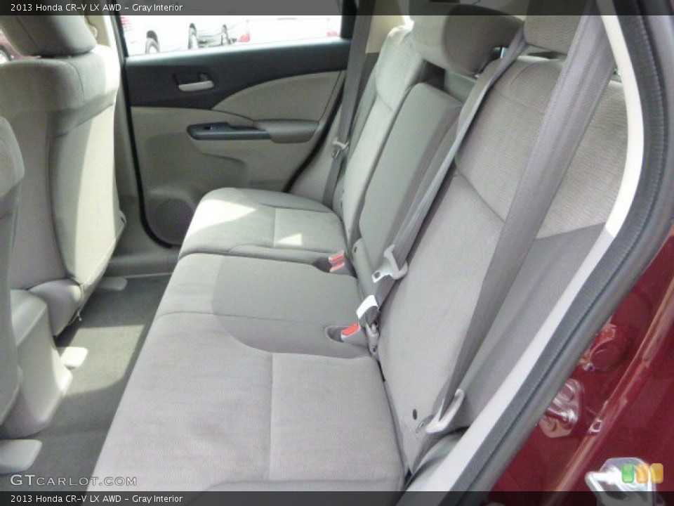 Gray Interior Rear Seat for the 2013 Honda CR-V LX AWD #80932725