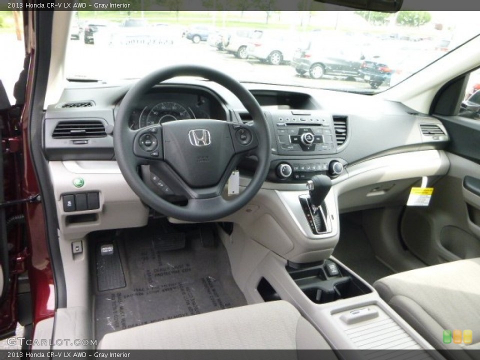 Gray Interior Dashboard for the 2013 Honda CR-V LX AWD #80932746