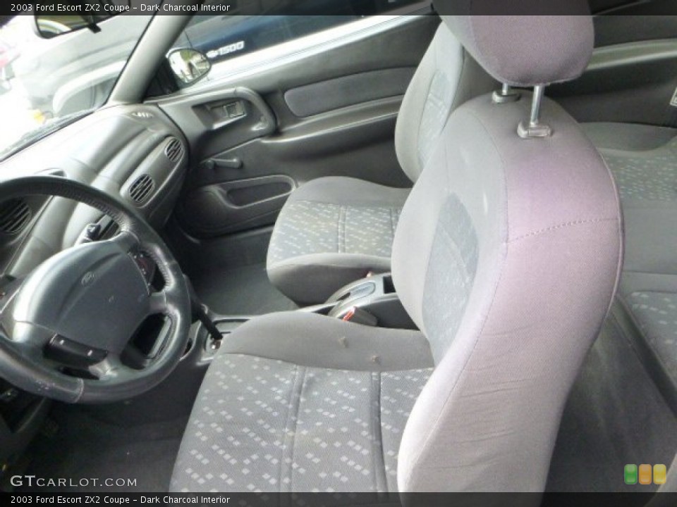 Dark Charcoal Interior Photo for the 2003 Ford Escort ZX2 Coupe #80933001