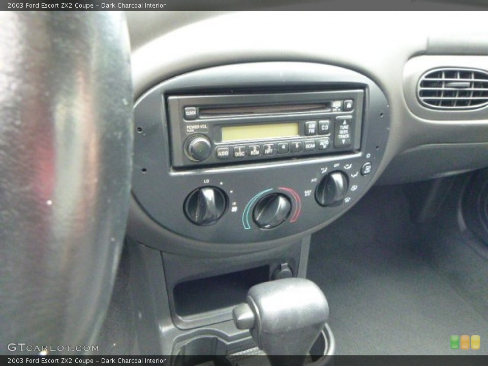 Dark Charcoal Interior Controls for the 2003 Ford Escort ZX2 Coupe #80933130