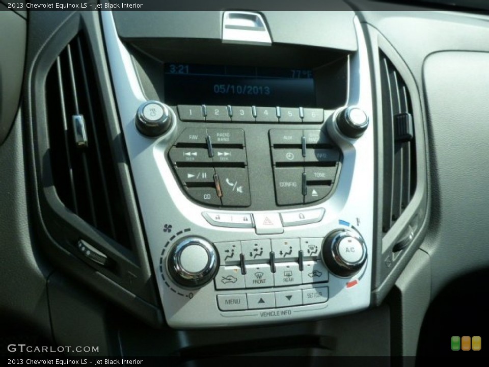 Jet Black Interior Controls for the 2013 Chevrolet Equinox LS #80933952
