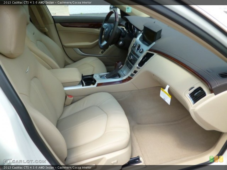 Cashmere/Cocoa Interior Photo for the 2013 Cadillac CTS 4 3.6 AWD Sedan #80935110