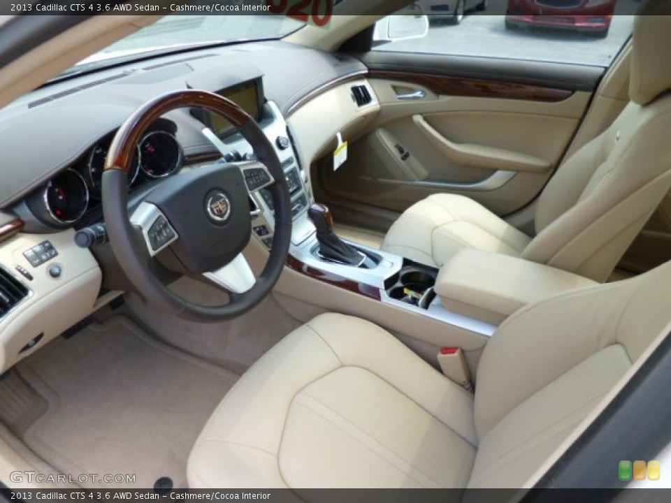 Cashmere/Cocoa Interior Prime Interior for the 2013 Cadillac CTS 4 3.6 AWD Sedan #80935218