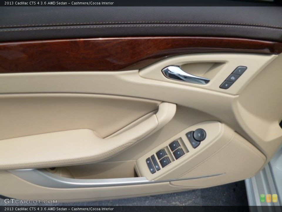 Cashmere/Cocoa Interior Door Panel for the 2013 Cadillac CTS 4 3.6 AWD Sedan #80935236