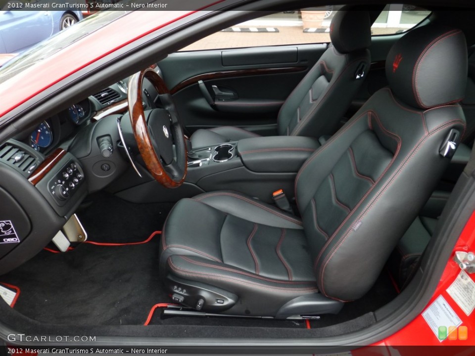Nero Interior Front Seat for the 2012 Maserati GranTurismo S Automatic #80935517