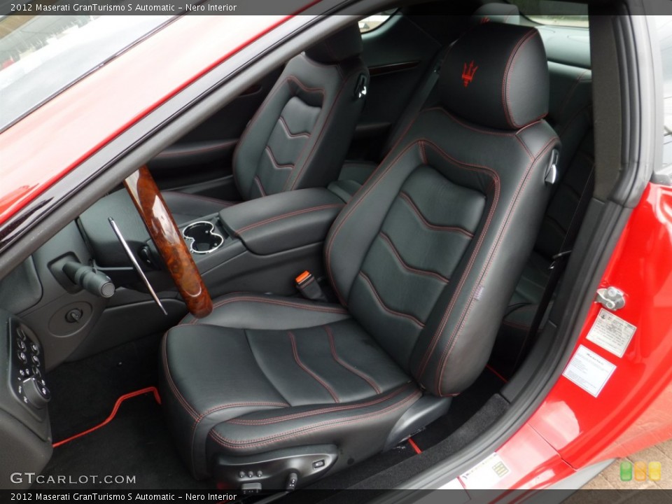 Nero Interior Front Seat for the 2012 Maserati GranTurismo S Automatic #80935551
