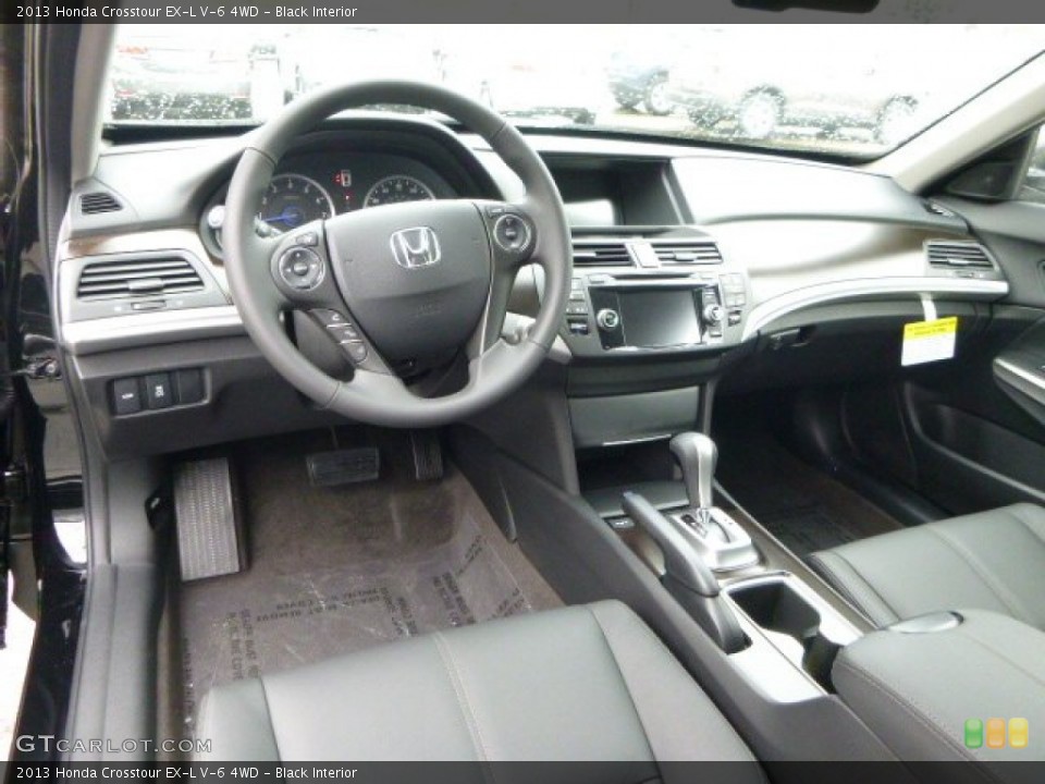 Black Interior Prime Interior for the 2013 Honda Crosstour EX-L V-6 4WD #80935569