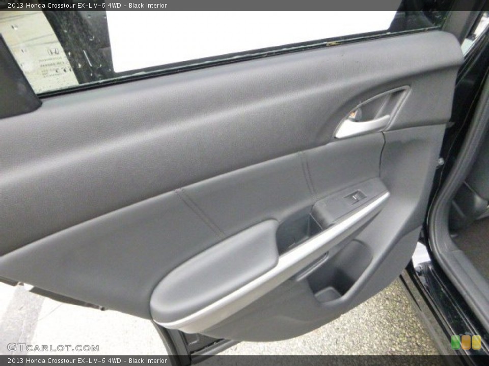 Black Interior Door Panel for the 2013 Honda Crosstour EX-L V-6 4WD #80935588