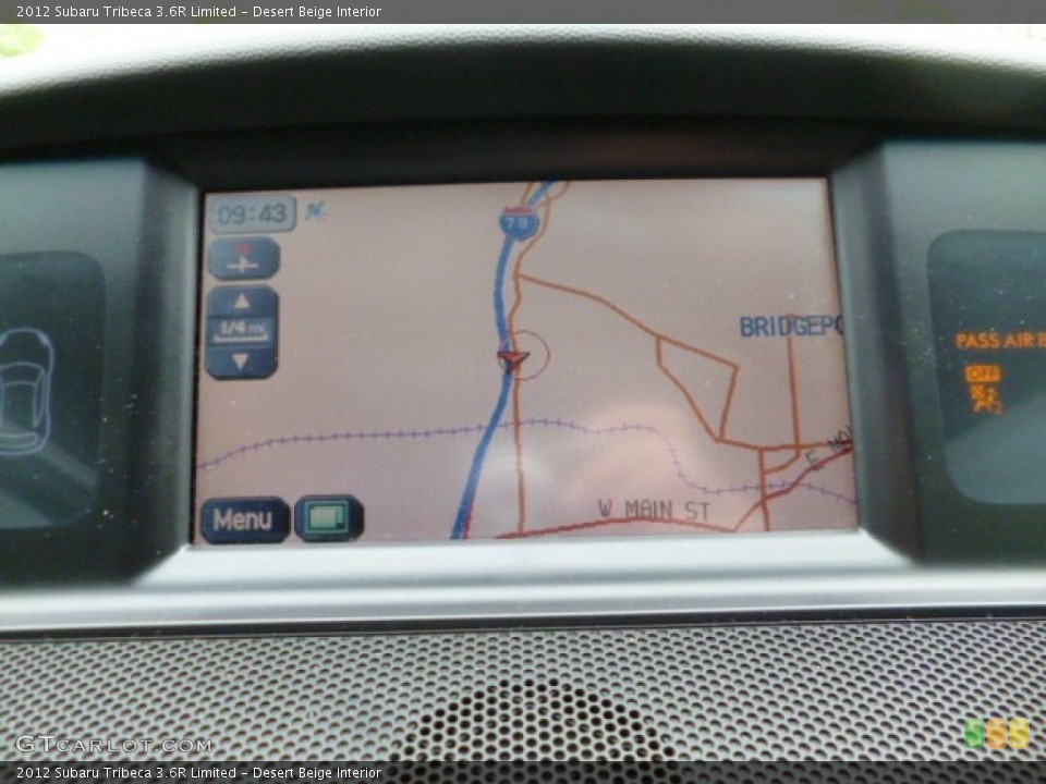 Desert Beige Interior Navigation for the 2012 Subaru Tribeca 3.6R Limited #80935659