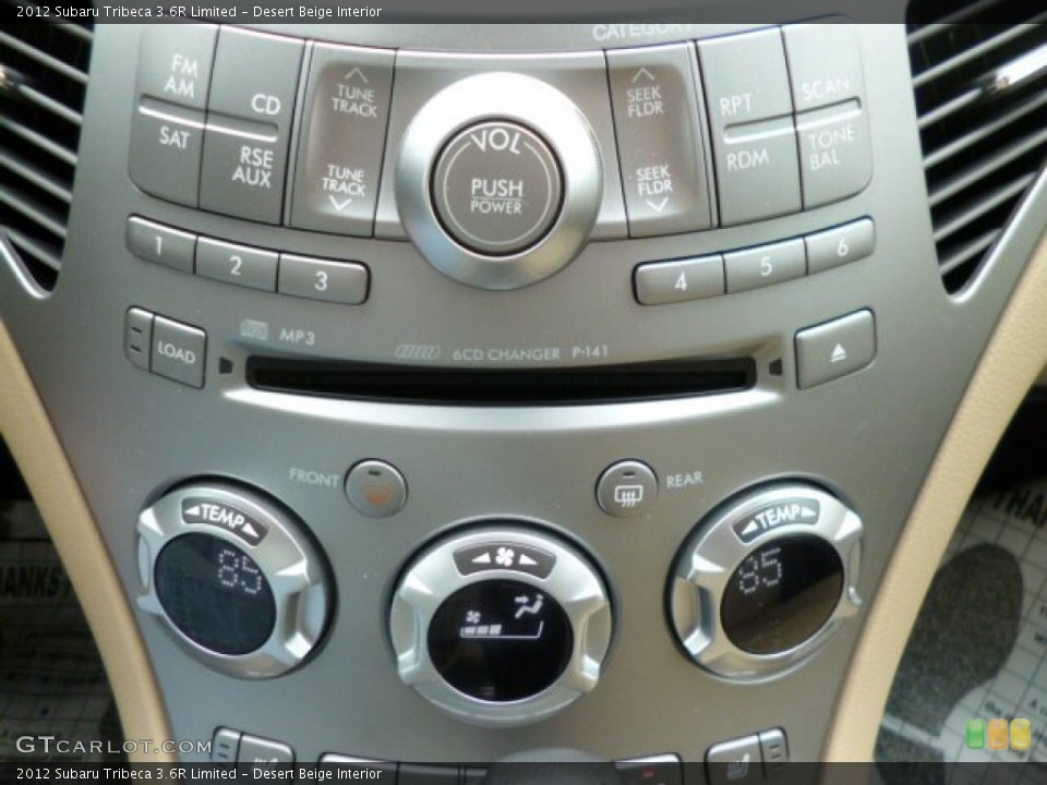 Desert Beige Interior Controls for the 2012 Subaru Tribeca 3.6R Limited #80935680