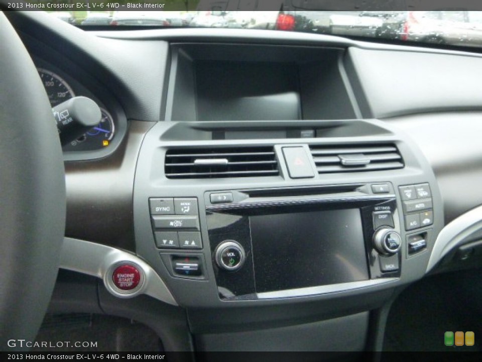 Black Interior Controls for the 2013 Honda Crosstour EX-L V-6 4WD #80935691