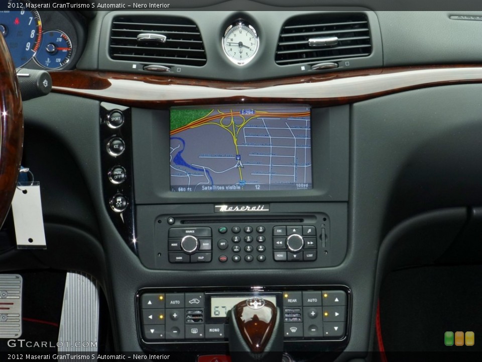 Nero Interior Navigation for the 2012 Maserati GranTurismo S Automatic #80935791