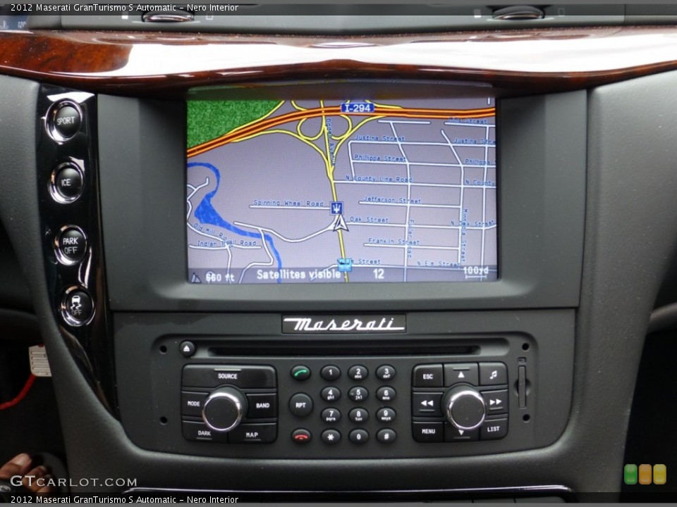 Nero Interior Controls for the 2012 Maserati GranTurismo S Automatic #80935827