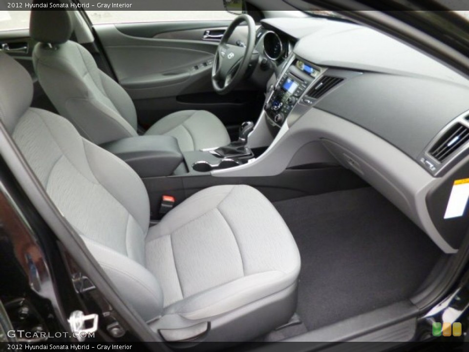 Gray Interior Photo for the 2012 Hyundai Sonata Hybrid #80935899