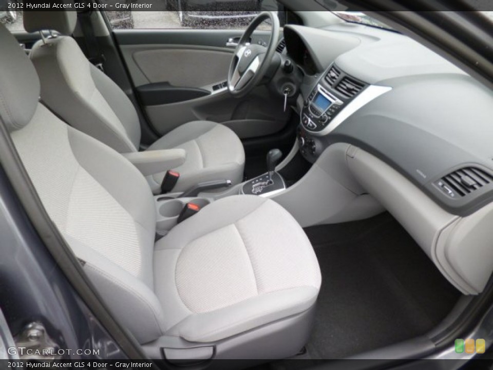 Gray Interior Photo for the 2012 Hyundai Accent GLS 4 Door #80936304