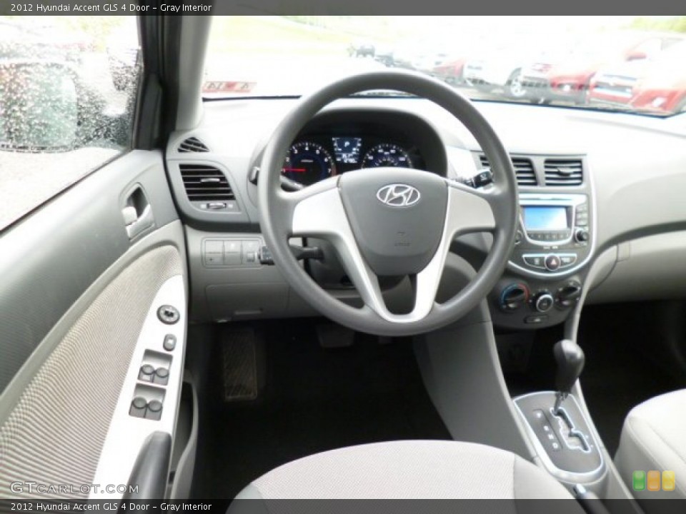 Gray Interior Dashboard for the 2012 Hyundai Accent GLS 4 Door #80936379