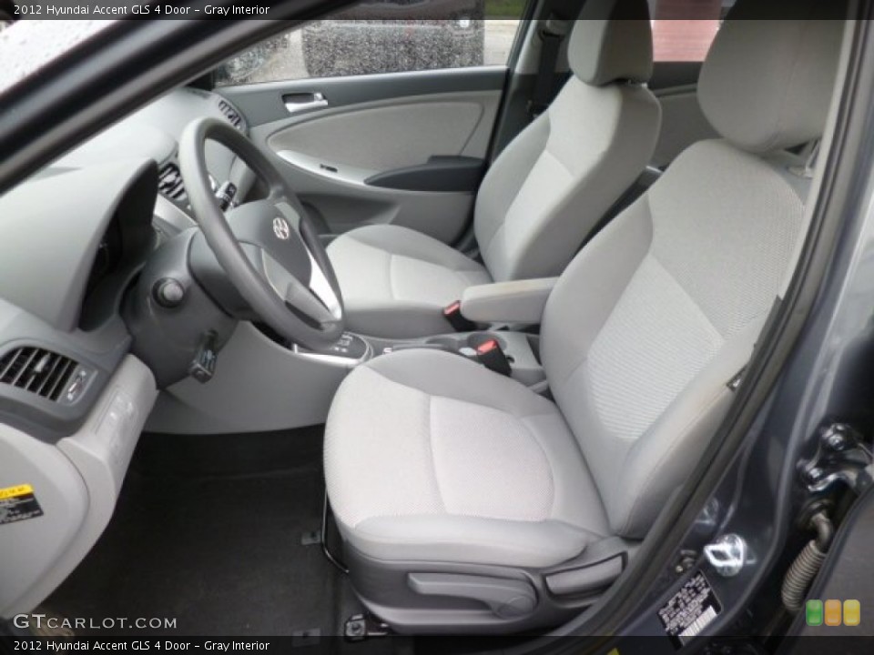 Gray Interior Photo for the 2012 Hyundai Accent GLS 4 Door #80936394