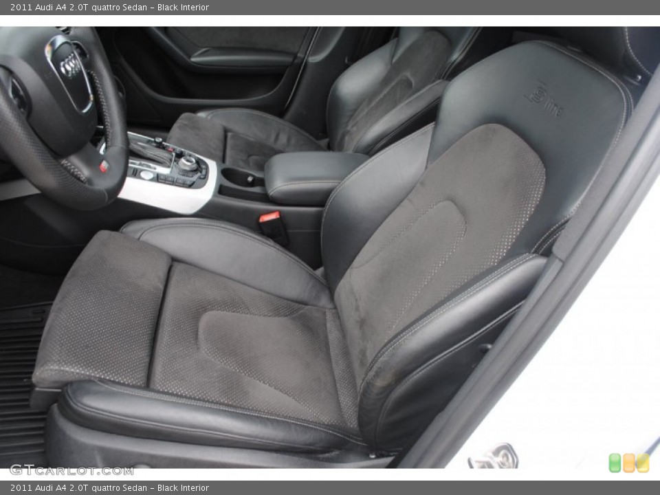 Black Interior Front Seat for the 2011 Audi A4 2.0T quattro Sedan #80936863