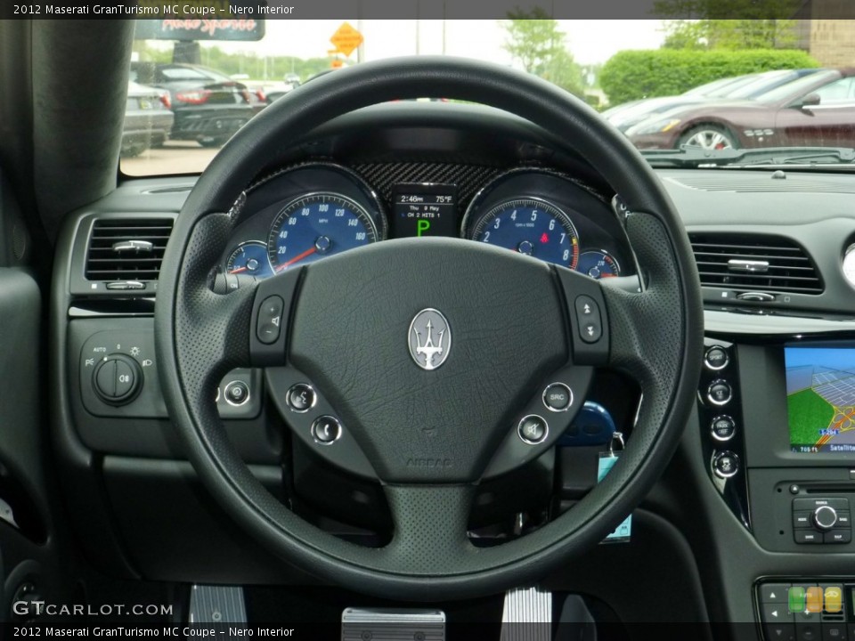 Nero Interior Steering Wheel for the 2012 Maserati GranTurismo MC Coupe #80936985