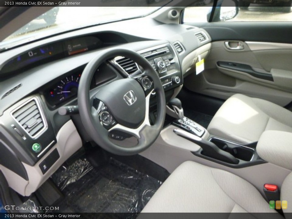 Gray Interior Photo for the 2013 Honda Civic EX Sedan #80937066