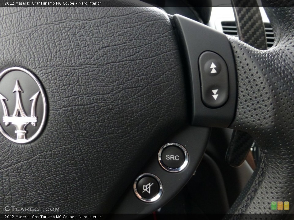 Nero Interior Controls for the 2012 Maserati GranTurismo MC Coupe #80937149
