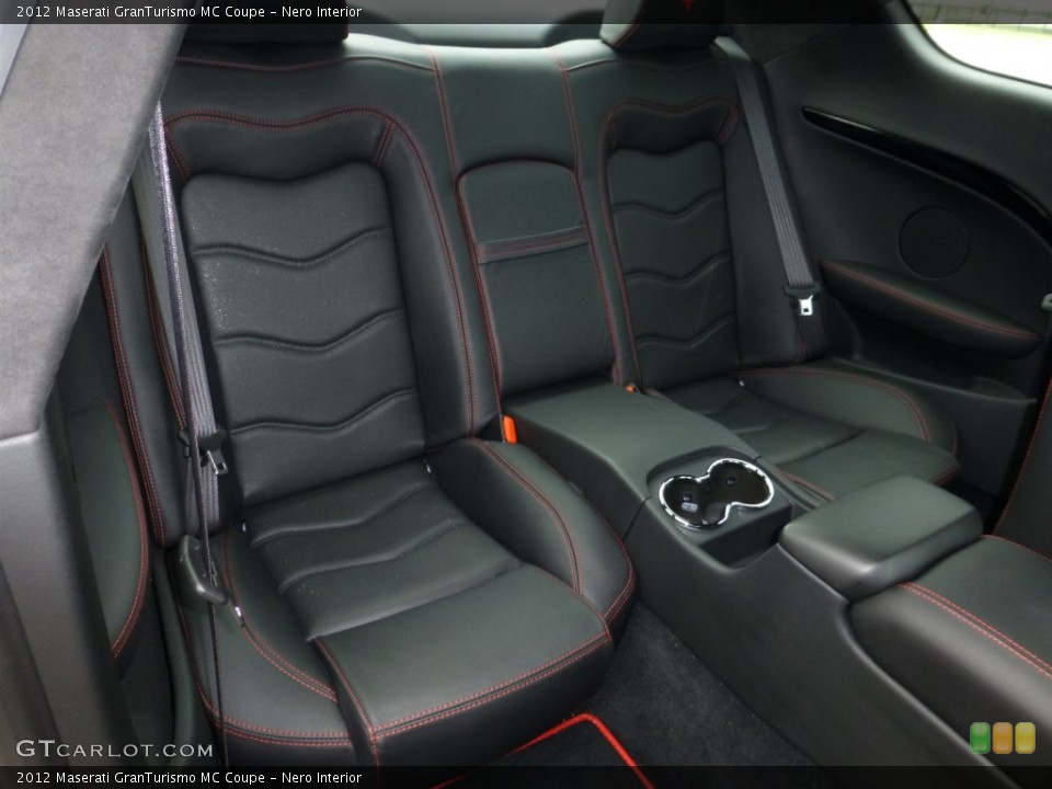 Nero Interior Rear Seat for the 2012 Maserati GranTurismo MC Coupe #80937285