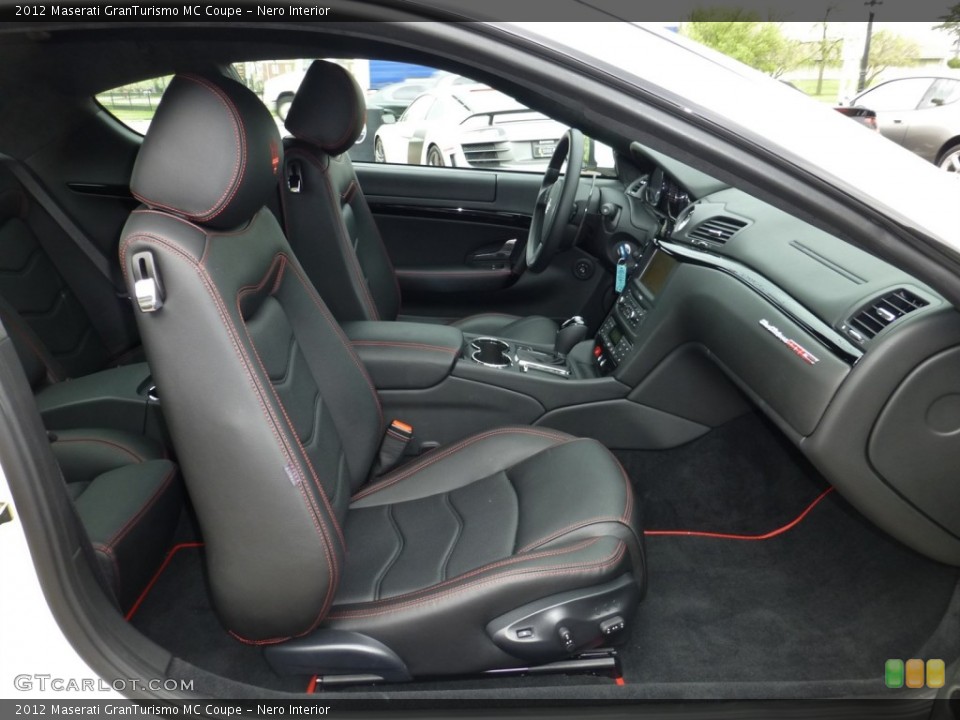 Nero Interior Front Seat for the 2012 Maserati GranTurismo MC Coupe #80937368