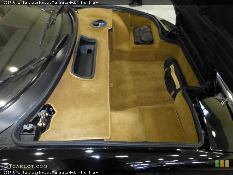 Black Interior Trunk for the 1987 Ferrari Testarossa  #80937950