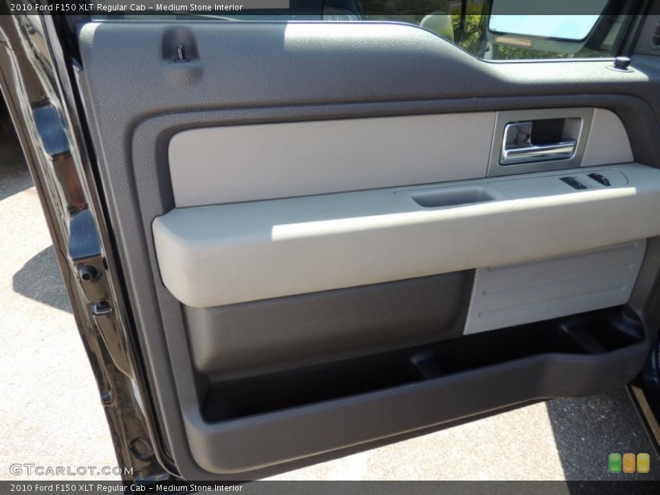 Medium Stone Interior Door Panel for the 2010 Ford F150 XLT Regular Cab #80938140