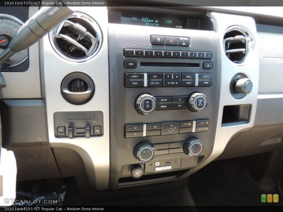 Medium Stone Interior Controls for the 2010 Ford F150 XLT Regular Cab #80938398