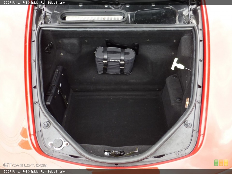 Beige Interior Trunk for the 2007 Ferrari F430 Spider F1 #80938791