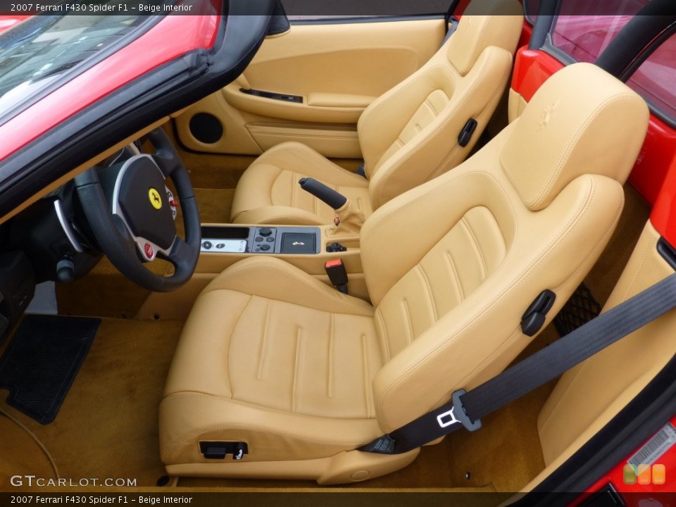 Beige Interior Front Seat for the 2007 Ferrari F430 Spider F1 #80938853