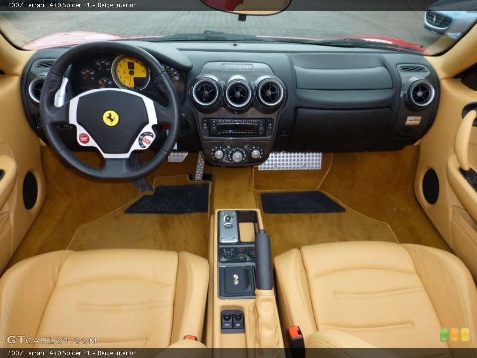 Beige Interior Dashboard for the 2007 Ferrari F430 Spider F1 #80938881