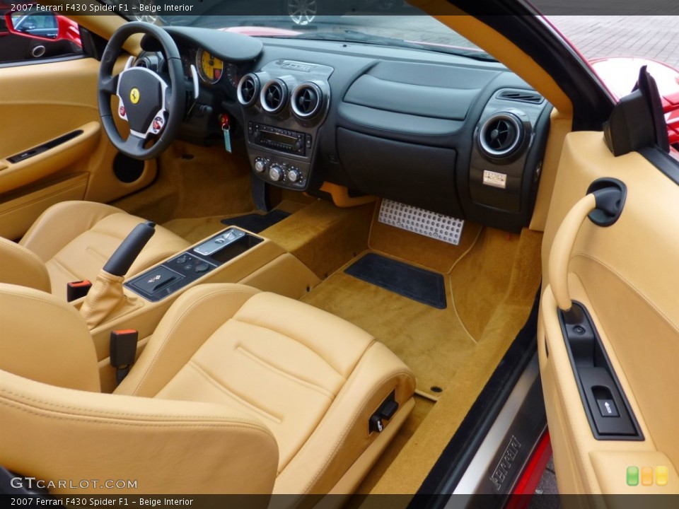 Beige Interior Dashboard for the 2007 Ferrari F430 Spider F1 #80939239