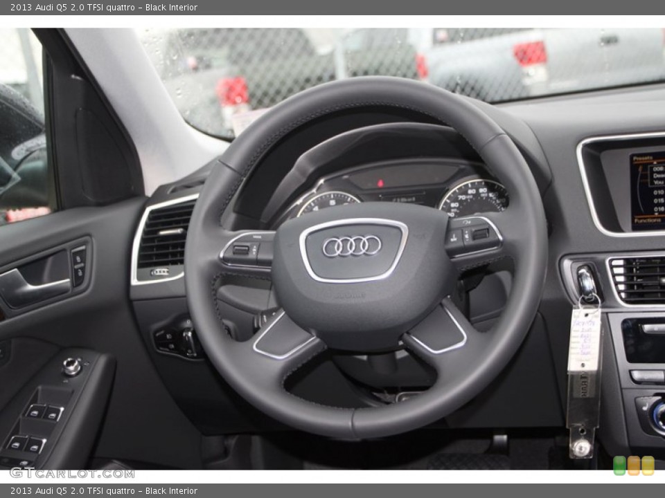 Black Interior Steering Wheel for the 2013 Audi Q5 2.0 TFSI quattro #80940912